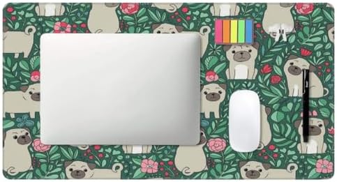 Large Rubber Mouse Pad 16 X 29.5 Inches, Desk Mat with Non-Slip Base