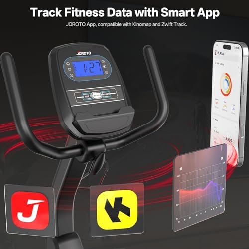 JOROTO Recumbent Exercise Bike for Seniors Adults with 400LBS, Smart App