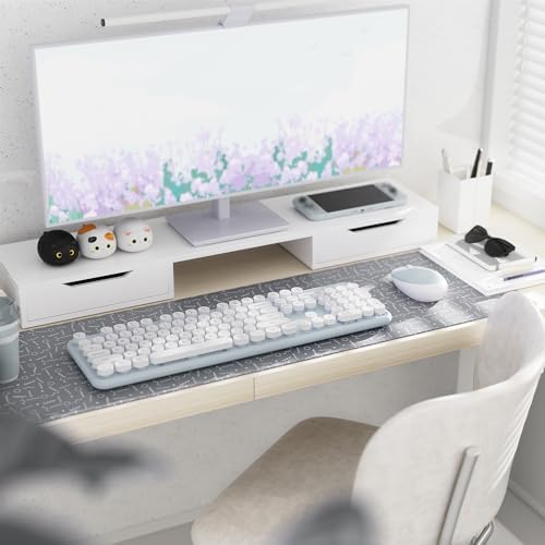 Colorful Wireless Keyboard and Mouse Combo Green White