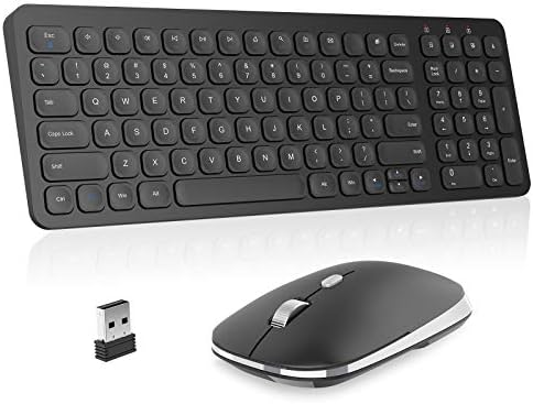cimetech Wireless Keyboard and Mouse Combo - Black