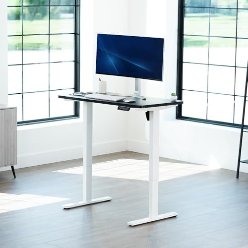VIVO Black 43 x 24 in Standing Desk, DESK-KIT-1W4B