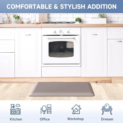 4/5 Inch Thick Kitchen Mats for Floor, StepRite Kitchen Rug for Standing