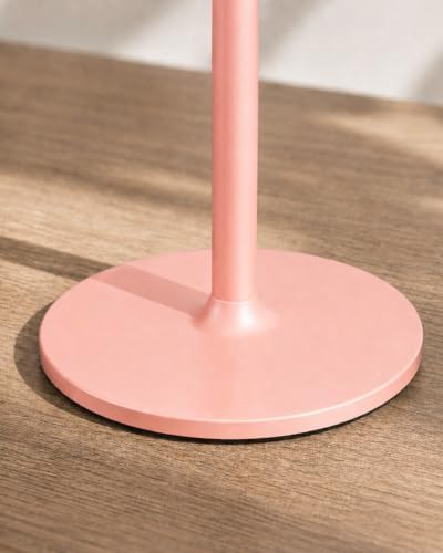 Pink Cordless Table Lamps, Rechargeable LED Touch Lamp, 2 Pack