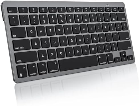 OMOTON Ultra-Slim Wireless Keyboard for Mac (MacOS 10.10+), Compact Size