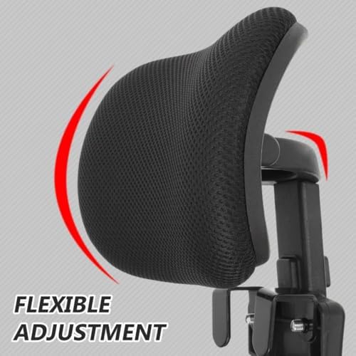 Headrest for Office Chair, Chair Headrest, Office Chair Neck Support Lift Headrest Retrofit Cushion Comfortable Fabric Computer Office