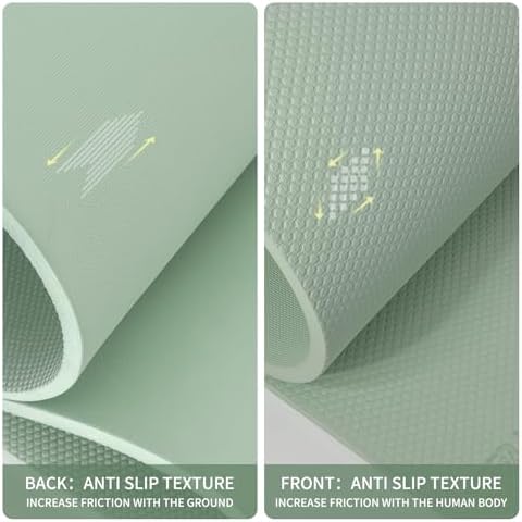 PAIDU Large Yoga Mat 72"x36"x10mm Non-Slip Exercise Mat for Home Gym Studio