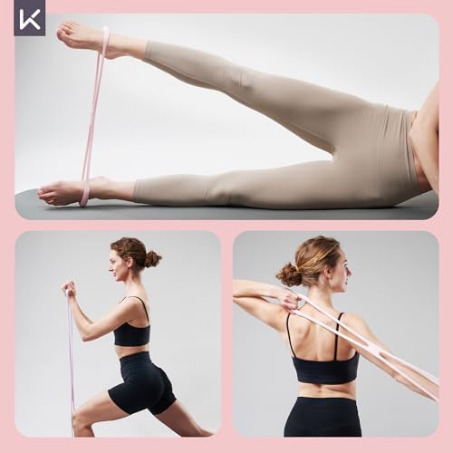 Keep Figure-8 Resistance Band - High Elasticity Exercise Band for Arm Toning, Shoulder & Core Stretching - Anti-Slip Grip Portable Fitness Equipment for Home Workout