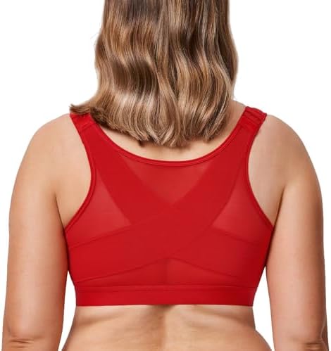 DELIMIRA Women's Front Closure Posture Support Bras