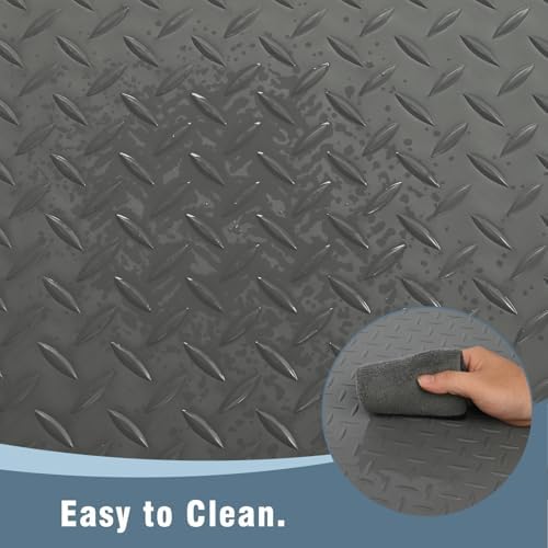 Anti Fatigue Mats Industrial 3' x 7' 15/16" Thick Ergonomic Standing Mat Commercial Heavy Duty Diamond Plate Shop Floor Mat Helps Relieve Back and Leg Soreness