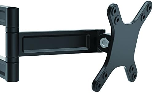StarTech Monitor Wall Mount 13in to 34in, 33.1lb/15kg, Dual Swivel, Black