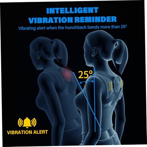 Smart Posture Corrector Adjustable Soft Comfortable Back Straightener Posture Corrector with Smart Sensor Vibration Reminder for Kids Adults