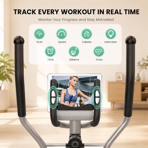 THERUN Elliptical Exercise Machine, Magnetic Elliptical Machine for Home
