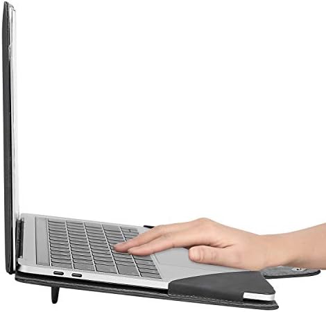 MOSISO PU Leather Sleeve Case Compatible with MacBook Air 13.6 inch
