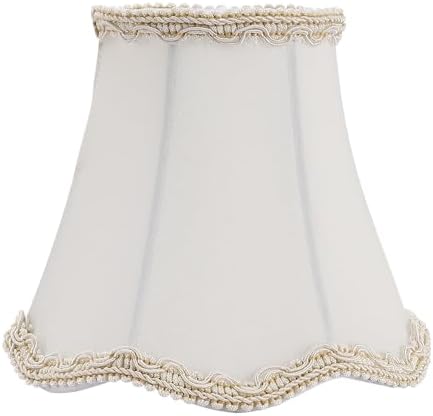 Fuloon Modern European Style Droplight Wall Lamp Candle Chandelier Lamp Shade 6 pcs Set (White)