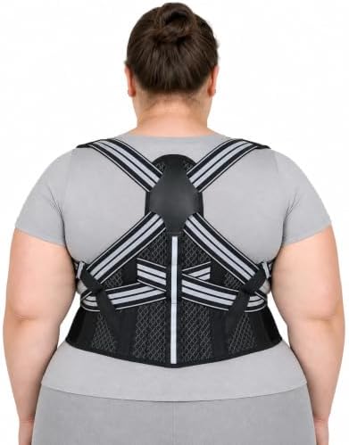 Women's Plus Size Posture Corrector 5XL, Full Back Support for Home Use