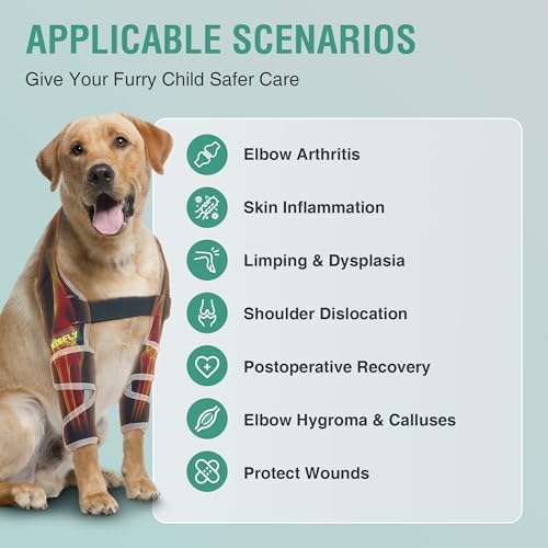 Dog Elbow Protector for Small Dogs, Left Front Leg Callus Protection