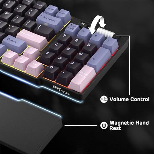 RK ROYAL KLUDGE RK96 RGB Wireless Mechanical Gaming Keyboard w/Wrist Rest