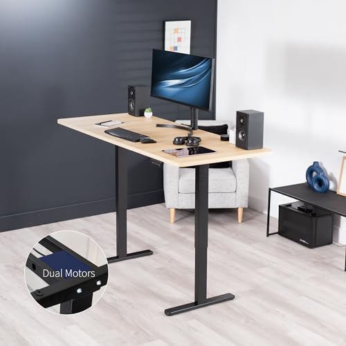 VIVO Light Wood 71 x 30 in Standing Desk, DESK-KIT-E2B7C