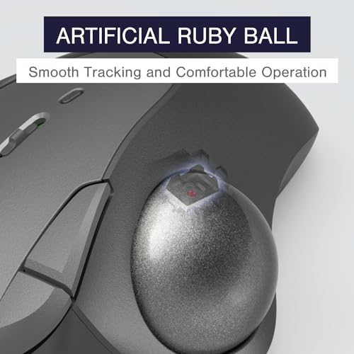 ELECOM Trackball Replacement Ruby Ball Bearing Unit,Compatible IST Trackball M-IT10 and M-IT11, Gray (M-RS10)