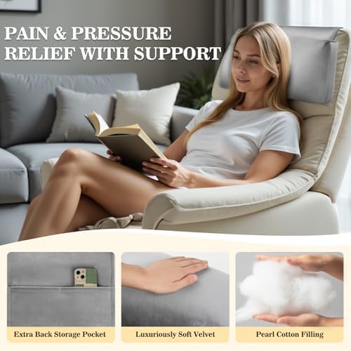 Recliner Headrest Pillow, Adjustable Comfort Neck & Head Support Pillow
