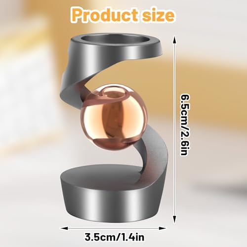 Kinetic Spinning Fidget Desk Toy for ADHD Stress Relief, Rose Gold