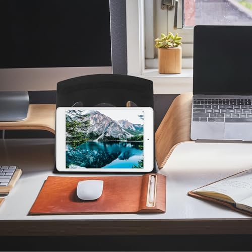 Xmas Computer Stand Adjustable Laptop PC Holder Black ABS Silicone