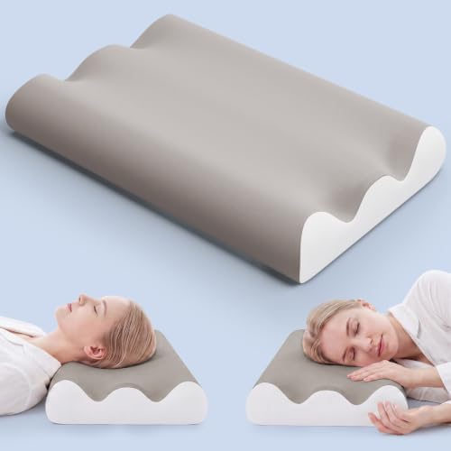 NEWBULIG Neck Support with Contour Memory Foam Cervical Pillow