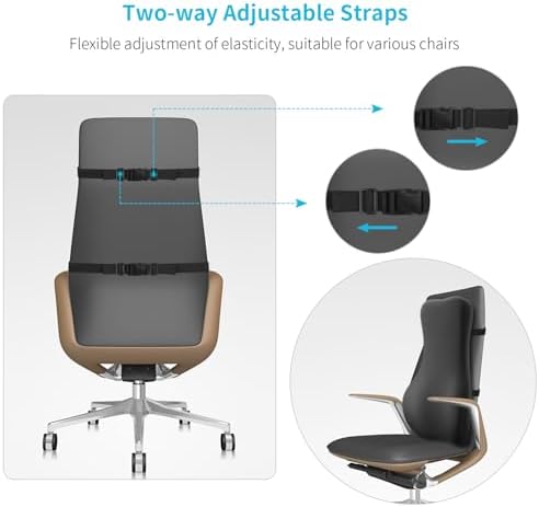 Lumbar Support Pillow for Office Chair, Back Cushion for Full Back Support