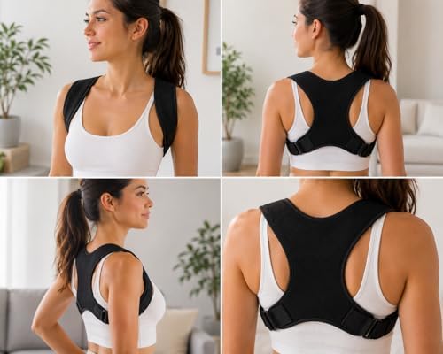 Posture Corrector for Men and Women, Adjustable Back Brace Support