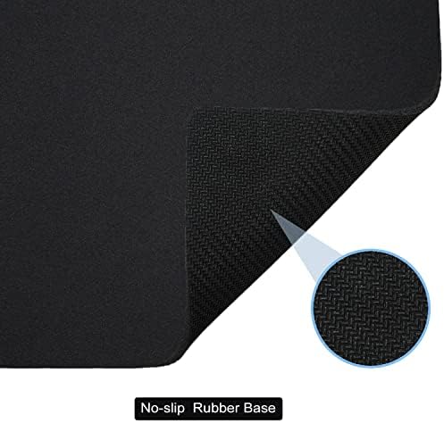 4 Pack Bulk Mini Mouse Pad Small Size, Portable Mousepad for Laptop, Black