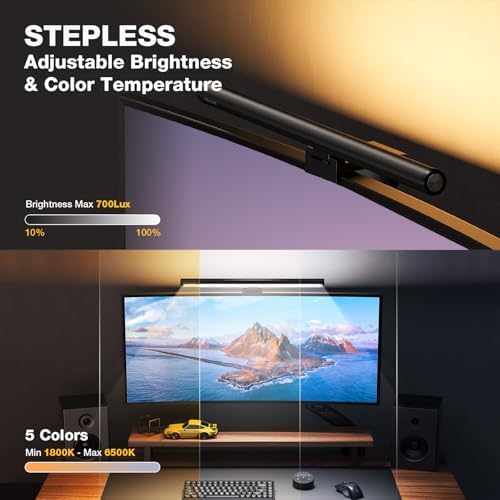 Douxlife Monitor Light Bar Eye-Care Computer Screen Lamp with Remote