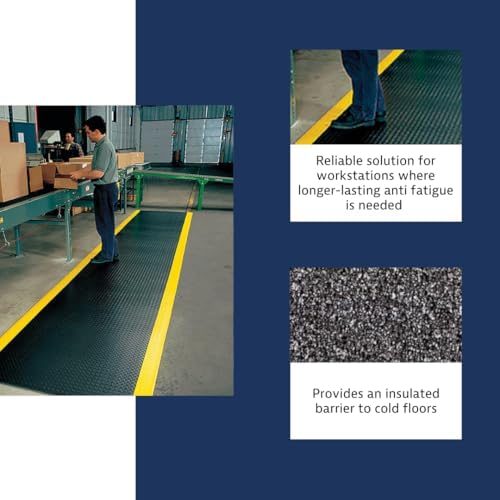 NoTrax 419 Diamond Sof-Tred™ with Dyna-Shield® 4' x 60' x 1/2" Anti Fatigue