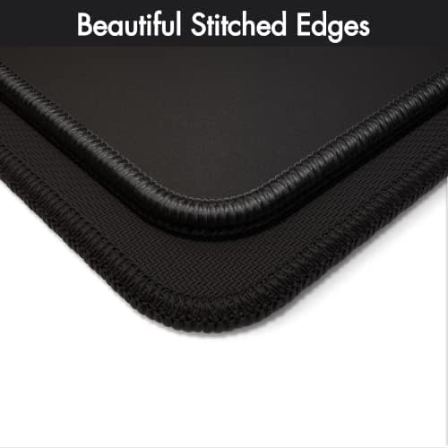Gamer Boss - Gaming Mouse Pad - 32 x 17 Inches - 4mm Thick with Stitched Edges, Non-Slip Rubber Base, Premium Cloth Mousepad, Desk Mat for Laptop, Keyboard, Computer & PC (Ranger Plus, Black)