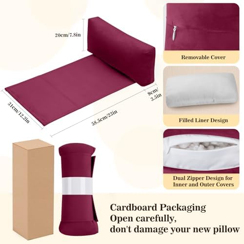 Recliner Headrest Pillow, Adjustable Comfort Neck & Head Support Pillow