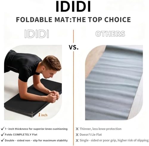 Foldable Exercise Pad Extra Thick 1.2" x 14" x 24"