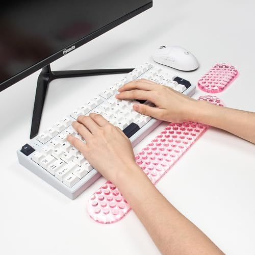 Gel Keyboard and Mouse Wrist Rest Set, Wrist Pad for Computer Keyboard