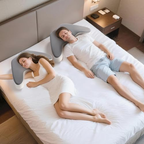 Side Sleeper Pillow for Shoulder Pain Relief,Pillow with Arm Hole for Adult