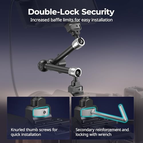 SMALLRIG 11'' Magic Arm with 1/4"-20 Screws & Spring-Loaded Pins