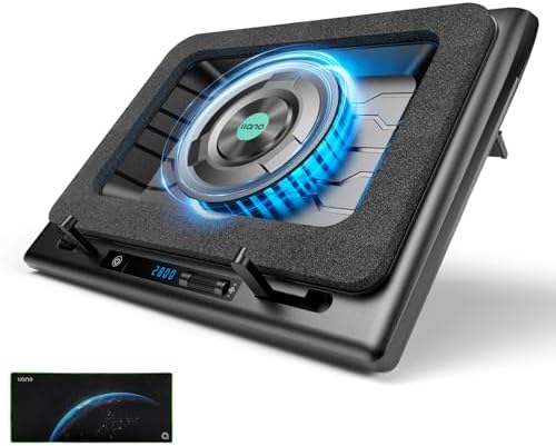 llano Gaming Laptop Cooler, V12 Laptop Cooling Pad Stand