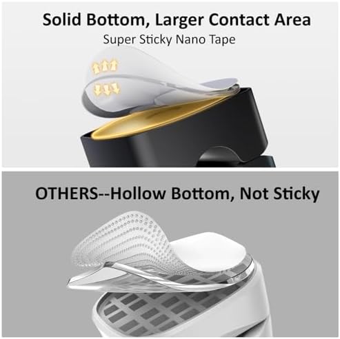 Daisyhome Rotatable Cord Organizer, Strong Adhesive Spring Cable Clips