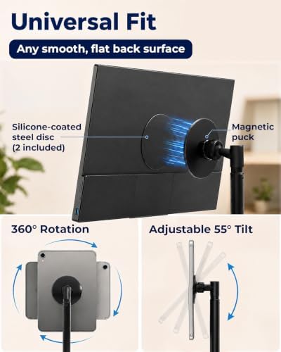 COOPER TabStand Magnetic iPad Stand for Desk, Tablet & iPad Holder Stand