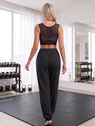 Allegra K Women Push Up Mesh Shapewear Posture Corrector Tank Tops