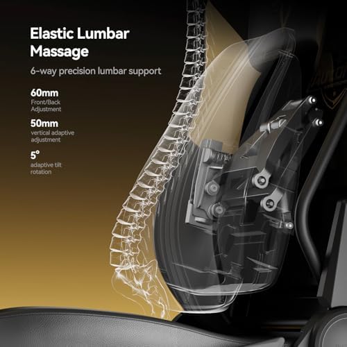 AutoFull M6 Ultra+ 2.0 Gaming Chair – World First with Shiatsu Massage | 720° Mechanical Armrests, Dynamic Lumbar Support, Adjustable Headrest | Ventilated & Heated