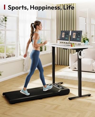 SANODESK One-Piece 1'' Thick Height Adjustable Standing Desk 55''x28''