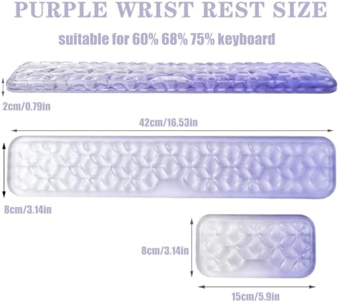 Gel Keyboard and Mouse Wrist Rest Set,Wrist Pad for Computer Keyboard