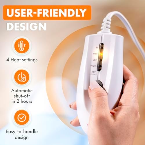 TheraCare Electric Dry Heating Pad, 12" x 15"
