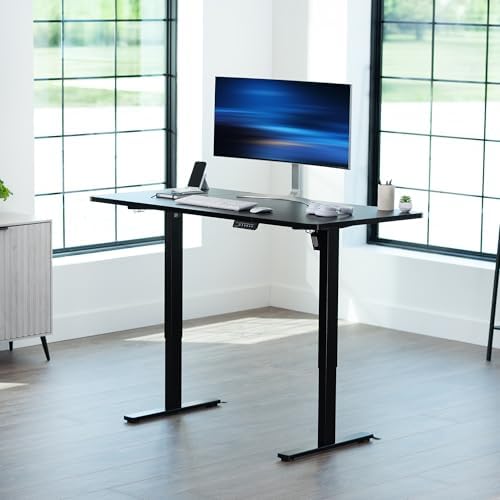 VIVO Black 60 x 30 in Standing Desk, DESK-KIT-1B6B-30