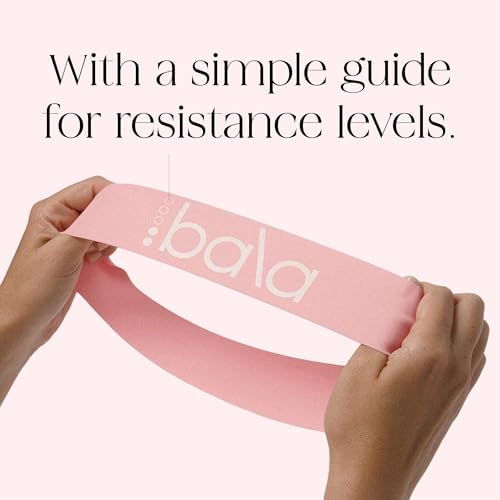 Bala Bands Resistance Bands, Elastic Booty Bands for Home Workouts, 5 Pack
