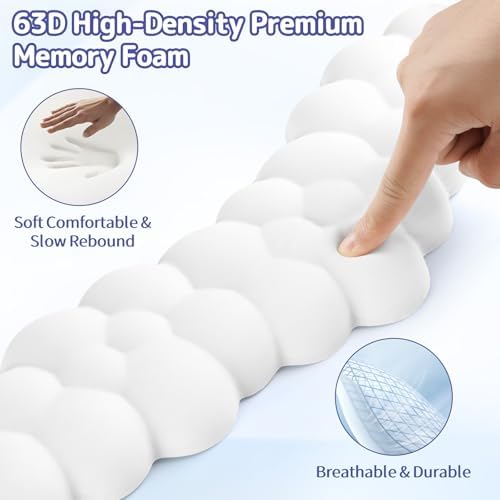 Sushret Cloud Wrist Rest for Keyboard and Mouse, Cloud Keyboard Wrist Rest