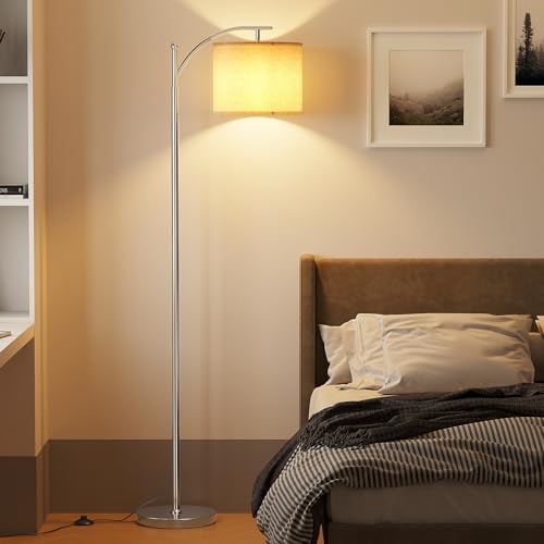 SUNMORY Arc Floor Lamp, Modern Floor Lamp with 9W 3 Color Temperatures Bulb